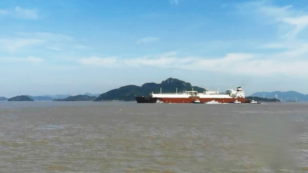 Ningbo obdrželo 50,9 miliardy metrů čtverečních zemního plynu s příchodem své 500. lodi LNG