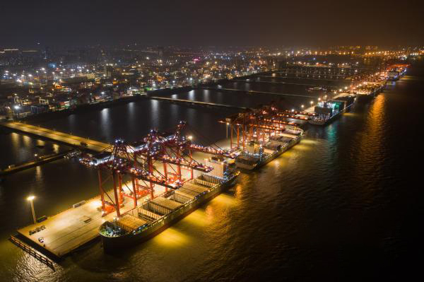 Ningbo Zhoushan Port přidal „čtyřhvězdičkový“ zelený dok