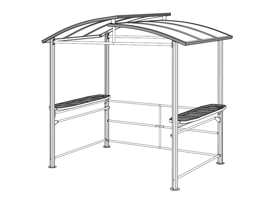 Jak nainstalovat BBQ altán 8 stop x 5 stop Hardtop Pokyny