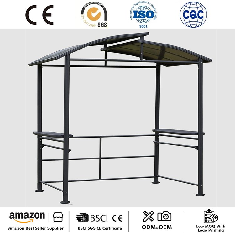 8' x 5' BBQ terasový baldachýn s pevnou střechou