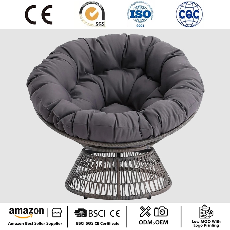 Elegantní otočné křeslo Papasan