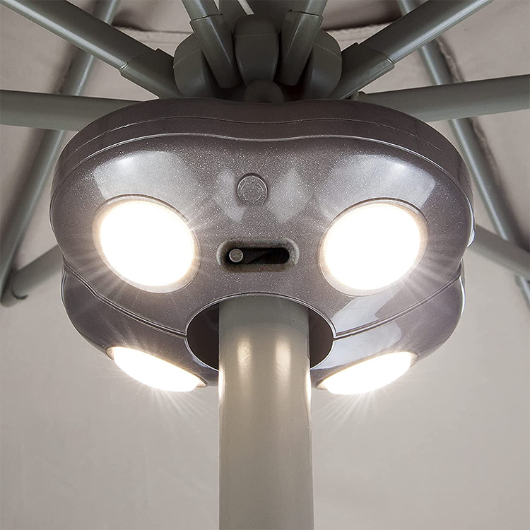 Patio LED deštník tyčové světlo