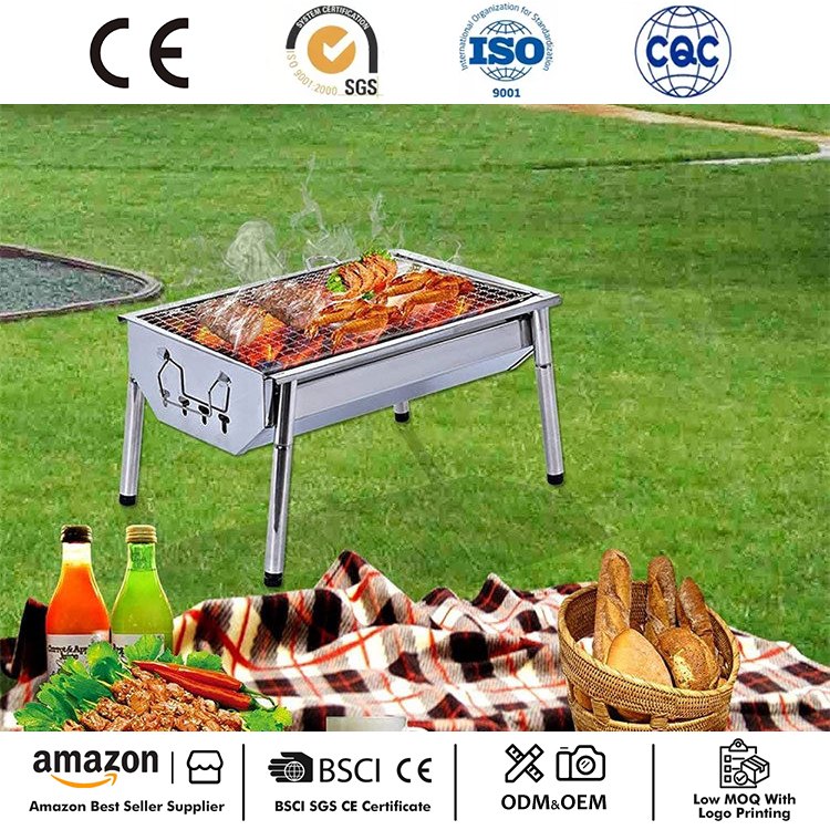 Přenosný grilovací gril Malý kempingový gril