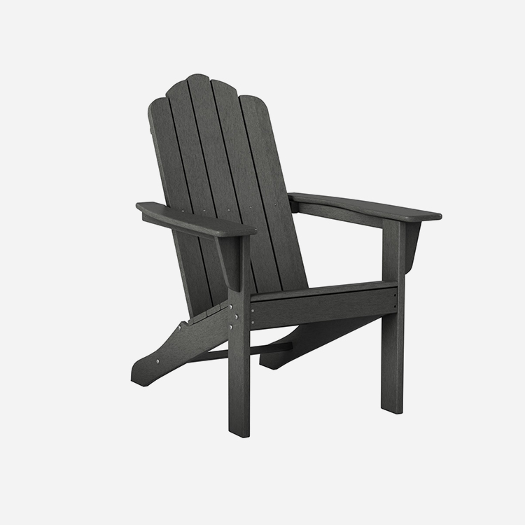 Venkovní šedá Poly Patio židle Adirondack